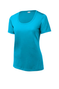 Sport-Tek ® Ladies Posi-UV ™ Pro Scoop Neck Tee