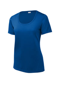 Sport-Tek ® Ladies Posi-UV ™ Pro Scoop Neck Tee