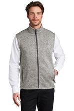 Load image into Gallery viewer, Port Authority ® Sweater Fleece Vest