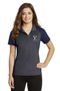 TVE Sport-Tek® Heather Colorblock Contender™ Polo