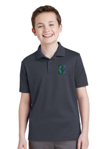 TCE Sport-Tek® Youth PosiCharge® RacerMesh® Polo