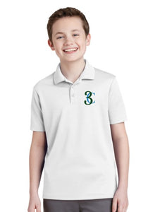 TCE Sport-Tek® Youth PosiCharge® RacerMesh® Polo