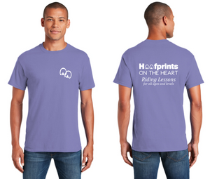 Hoofprints on the Heart - Adult T-shirt