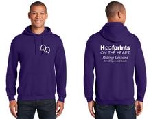 Load image into Gallery viewer, Hoofprints on the Heart - Adult Hooded Sweatshirt
