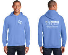 Load image into Gallery viewer, Hoofprints on the Heart - Adult Hooded Sweatshirt
