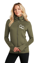 Load image into Gallery viewer, Hoofprints on the Heart - OGIO ® ENDURANCE Ladies Modern Performance Full-Zip