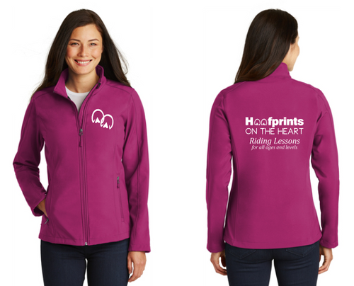 Hoofprints on the Heart - Port Authority® Ladies Core Soft Shell Jacket