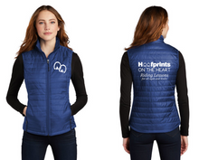 Load image into Gallery viewer, Hoofprints on the Heart - Port Authority® Ladies Packable Puffy Vest