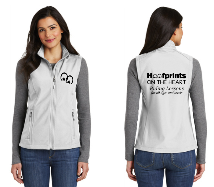 Hoofprints on the Heart - Port Authority® Ladies Core Soft Shell Vest