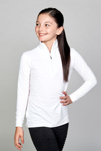 EIS Youth Solid White COOL Shirt ®