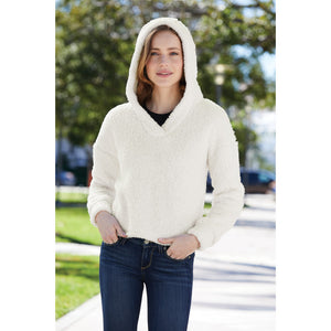 Port Authority® Ladies Cozy Fleece Sherpa Hoodie