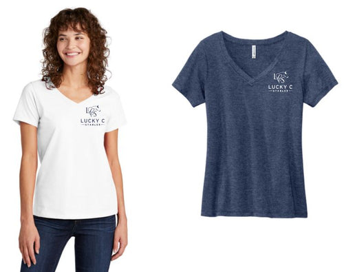 Lucky C Stables - Volunteer Knitwear™ Women’s Daily V-Neck Tee