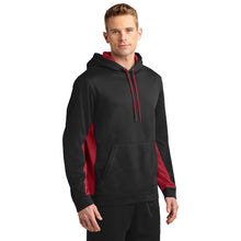 Load image into Gallery viewer, Sport-Tek® Sport-Wick® Fleece Colorblock Hooded Pullover