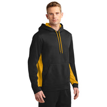 Load image into Gallery viewer, Sport-Tek® Sport-Wick® Fleece Colorblock Hooded Pullover