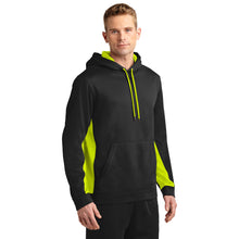 Load image into Gallery viewer, Sport-Tek® Sport-Wick® Fleece Colorblock Hooded Pullover