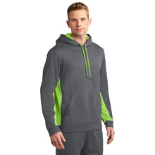 Load image into Gallery viewer, Sport-Tek® Sport-Wick® Fleece Colorblock Hooded Pullover