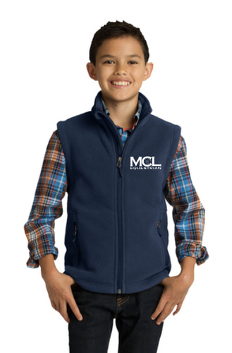 MCL Equestrian Port Authority® Youth Fleece Vest