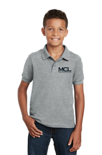 MCL Equestrian Gildan® Youth DryBlend® 6-Ounce Double Pique Sport Shirt