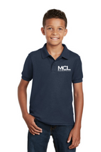 Load image into Gallery viewer, MCL Equestrian Gildan® Youth DryBlend® 6-Ounce Double Pique Sport Shirt