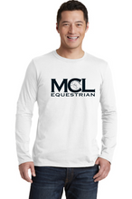 Load image into Gallery viewer, MCL Equestrian Gildan Softstyle® Long Sleeve T-Shirt - Screen Printed
