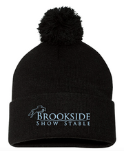 Load image into Gallery viewer, Brookside Show Stables Sportsman - Pom-Pom 12&quot; Knit Beanie