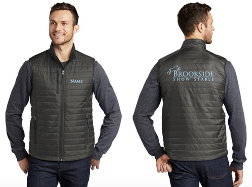 Brookside Show Stables Packable Puffy Vest (Men's, Women's)