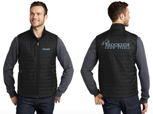 Brookside Show Stables Packable Puffy Vest (Men's, Women's)