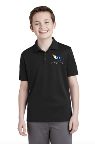 SeaSong Dressage Sport-Tek® Youth PosiCharge® RacerMesh® Polo