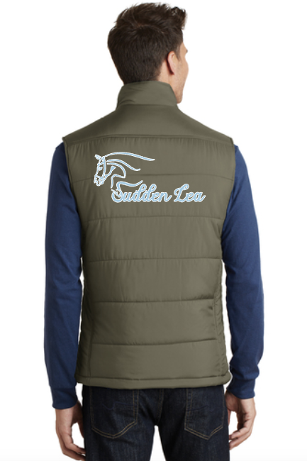 Sudden Lea Port Authority® Puffy Vest (Men's)- Large Back Embroidery