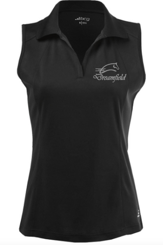 Dreamfield Farm Women's Athletic Sleeveless Polo Shirt