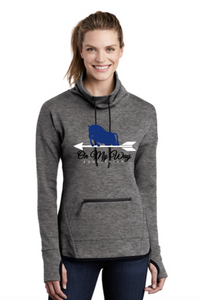 On My Way Equestrian - Sport-Tek ® Ladies Triumph Cowl Neck Pullover