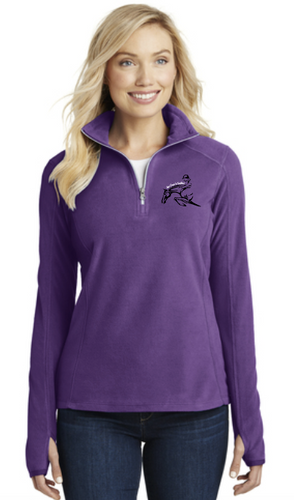 Get Over It Stables Port Authority® Ladies Microfleece 1/2-Zip Pullover