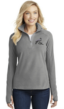 Load image into Gallery viewer, Get Over It Stables Port Authority® Ladies Microfleece 1/2-Zip Pullover
