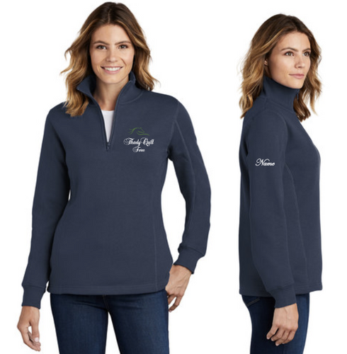 Thady Quill Farm - Sport-Tek® Ladies 1/4-Zip Sweatshirt