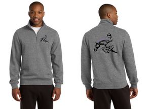 Get Over It Stables Sport-Tek® 1/4-Zip Sweatshirt (Men's & Ladies)