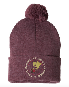 Northstar Equestrian - Sportsman - Pom-Pom 12" Knit Beanie