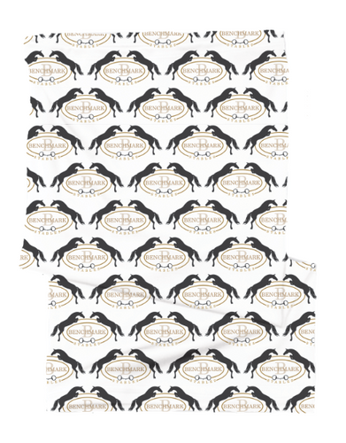 Benchmark Stables Custom *LOGO FABRIC* Performance Gaiter