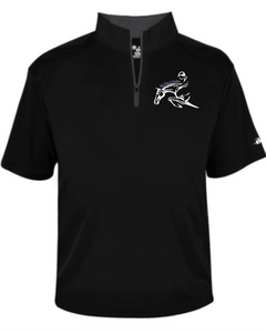 Get Over It Stables - Badger - B-Core Short Sleeve 1/4 Zip Tee (Adult Unisex)