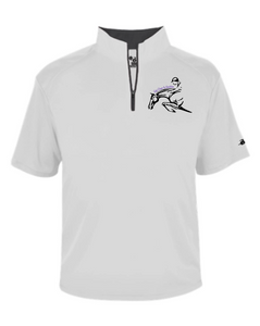 Get Over It Stables - Badger - B-Core Short Sleeve 1/4 Zip Tee (Adult Unisex)