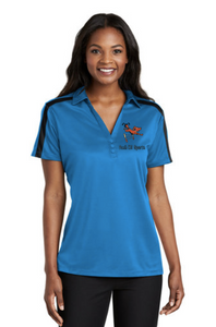 Dash K9 Sports Port Authority® Ladies Silk Touch™ Performance Colorblock Stripe Polo