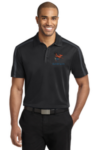 Dash K9 Sports Port Authority® Silk Touch™ Performance Colorblock Stripe Polo