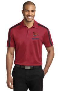 READY TO SHIP - Dash K9 Sports Port Authority® Silk Touch™ Performance Colorblock Stripe Polo