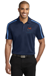 Dash K9 Sports Port Authority® Silk Touch™ Performance Colorblock Stripe Polo