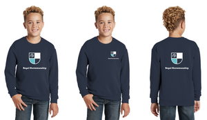 Regal Horsemanship - JERZEES® - Youth NuBlend® Crewneck Sweatshirt