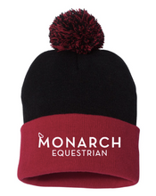 Load image into Gallery viewer, Monarch Equestrian - Sportsman - Pom-Pom 12&quot; Knit Beanie