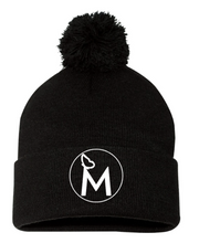 Load image into Gallery viewer, Monarch Equestrian - Sportsman - Pom-Pom 12&quot; Knit Beanie