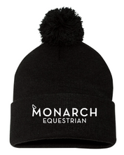 Load image into Gallery viewer, Monarch Equestrian - Sportsman - Pom-Pom 12&quot; Knit Beanie