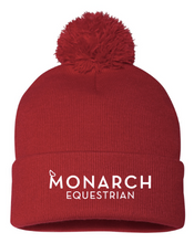 Load image into Gallery viewer, Monarch Equestrian - Sportsman - Pom-Pom 12&quot; Knit Beanie
