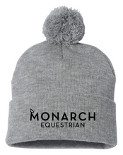 Load image into Gallery viewer, Monarch Equestrian - Sportsman - Pom-Pom 12&quot; Knit Beanie
