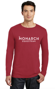 Monarch Equestrian - Gildan Softstyle® Long Sleeve T-Shirt - Screen Printed